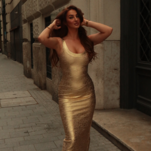 Gold Dress